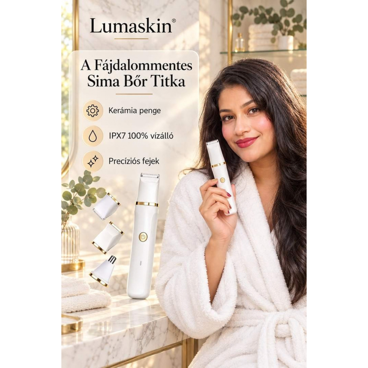 LumaSkin™ női szőrtelenítő